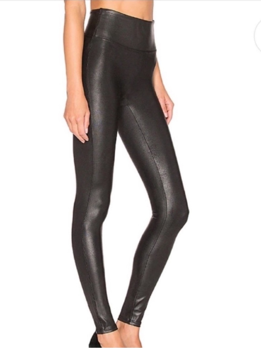 Spanx Faux Leather Leggings in Black